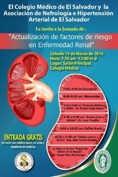 2016-03-19 – Actualización de factores de riesgo en Enfermedad Renal