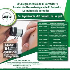 2017 – 08 – 19 Jornada de dermatología